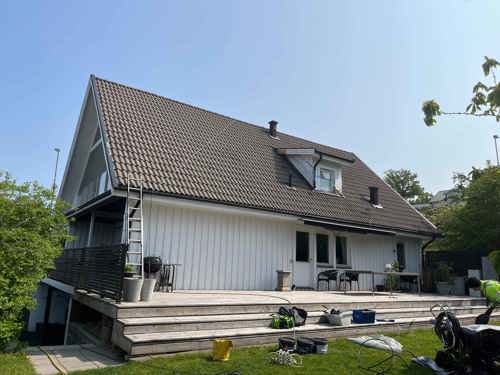 Villa med solceller
